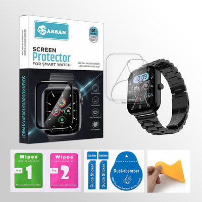 ARBAN Edge To Edge Tempered Glass for Fire-Boltt Starlight 2.01 inch Smartwatch 2 PROTECTOR + 2 WIPES + 2 DUST REMOVAL STICKER + 1 WIPER(Pack of 2) ARBAN Edge To Edge Tempered Glass for Fire-Boltt Starlight 2.01 inch Smartwatch 2 PROTECTOR + 2 WIPES + 2 DUST REMOVAL STICKER + 1 WIPER(Pack of 2)