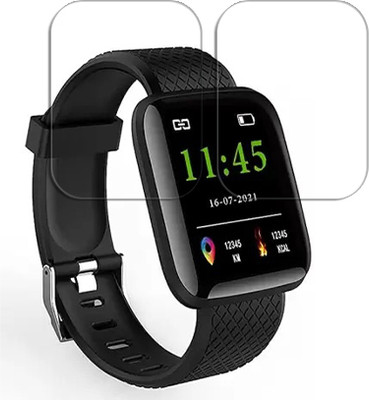 ARBAN Edge To Edge Tempered Glass for R Stylish ID116 smart wristwatch SMARTWATCH SCREEN GUARD(Pack of 2)