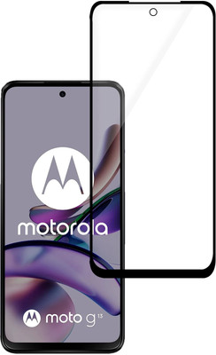 HUPSHY Edge To Edge Tempered Glass for MOTOROLA g13, MOTO g13(Pack of 1)