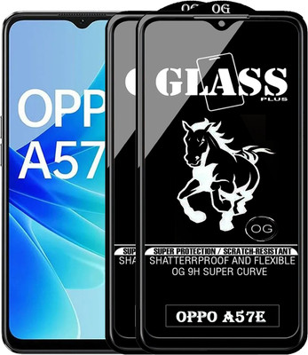 PFOAM Edge To Edge Tempered Glass for OPPO A57E(Pack of 2)