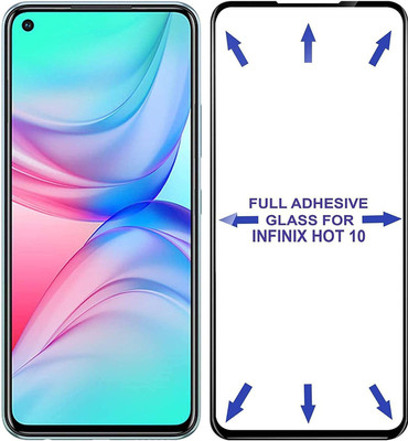 VISHZONE Edge To Edge Tempered Glass for INFINIX HOT 12 PLAY, INFINIX HOT 11S, INFINIX HOT 13(Pack of 1)