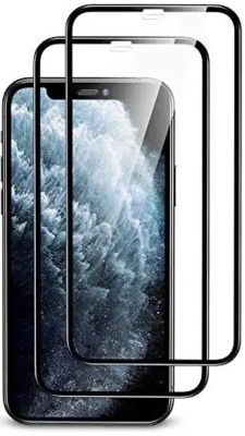 HIE POWER Edge To Edge Tempered Glass for Apple iPhone X / Xs -11D Glass -Screen Protector Full HD Quality Tempered Glass Anti-Scratch Edge to Edge Coverage with Easy Installation Kit-11D(Pack of 2)