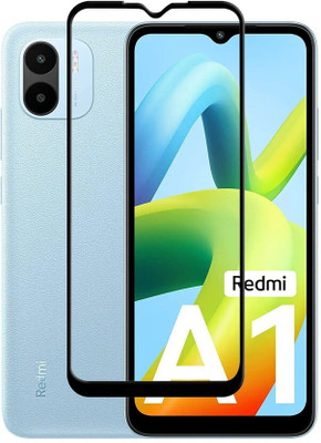 DMJHP Edge To Edge Tempered Glass for Redmi A1(Pack of 1)