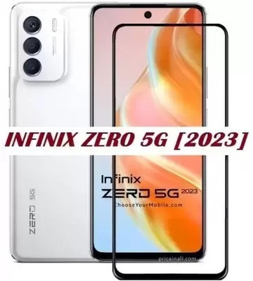 O2MG Edge To Edge Tempered Glass for Infinix Zero 5G 2023(Pack of 1)