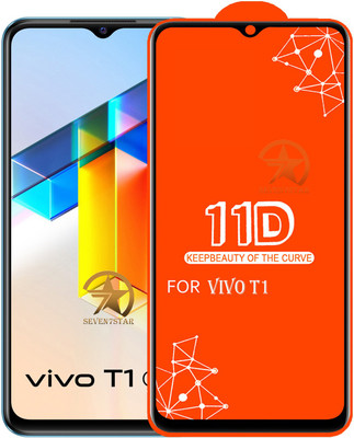 SEVEN7STAR Edge To Edge Tempered Glass for VIVO T1 5G(Pack of 1)