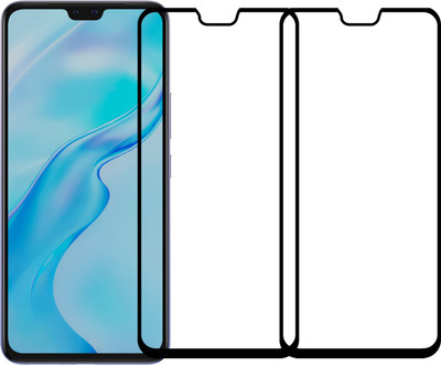 Karpine Edge To Edge Tempered Glass for Vivo V20 Pro(Pack of 2)