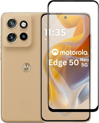 KWINE CASE Edge To Edge Tempered Glass for Motorola Moto Edge 50 Neo(Pack of 1)
