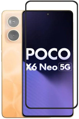 AKSHUD Edge To Edge Tempered Glass for POCO X6 Neo 5G(Pack of 1)