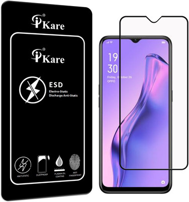 iKare Edge To Edge Tempered Glass for OPPO A31(Pack of 1)