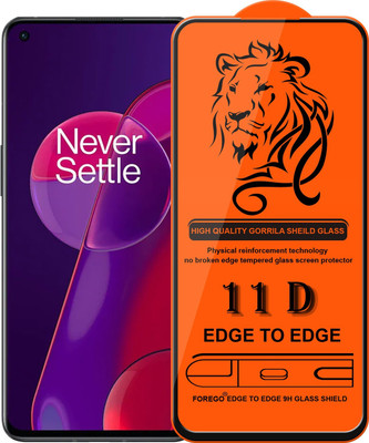 elevend Edge To Edge Tempered Glass for OnePlus 9rt(Pack of 1)
