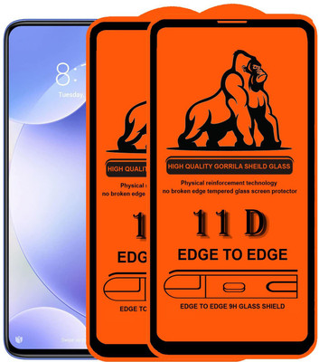 tendwell Edge To Edge Tempered Glass for Poco X2(Pack of 2)