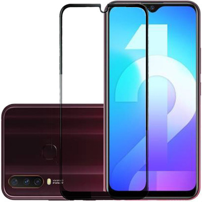 KARTRAY Edge To Edge Tempered Glass for Vivo Y12(Pack of 1)