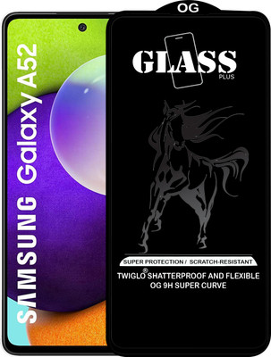 TWIGLO Edge To Edge Tempered Glass for SAMSUNG A52(Pack of 1)