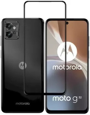 VISHRN Edge To Edge Tempered Glass for MOTO G32, MOTOROLA G32, MOTOROLA MOTO G32, Motrola g32(Pack of 1)
