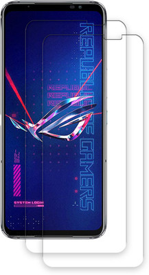 SOMTONE Edge To Edge Tempered Glass for Asus ROG Phone 6 Pro TEMPERED GUARD FRONTP2(Pack of 2)