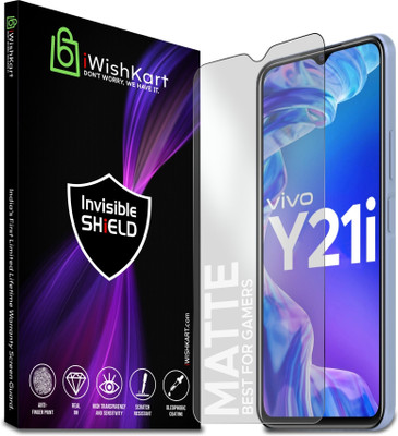 iWishKart Edge To Edge Tempered Glass for vivo Y21i, vivo Y21i 5G(Pack of 1)