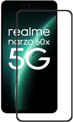 NKCASE Edge To Edge Tempered Glass for realme narzo 60X 5G(Pack of 1)