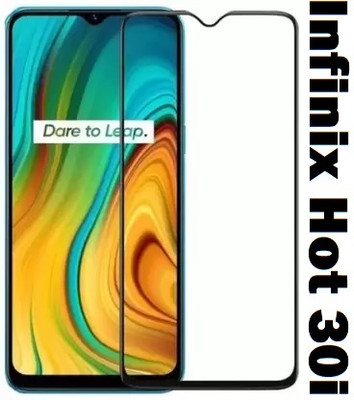 welldesign Edge To Edge Tempered Glass for Infinix Hot 30i(Pack of 1)