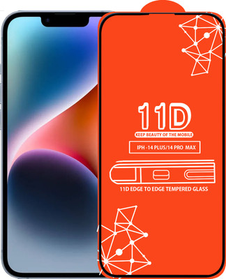 Roxel Edge To Edge Tempered Glass for Iphone 14 Plus(Pack of 1)