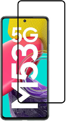 9H Edge To Edge Tempered Glass for Samsung Galaxy M53 5G-Edge to Edge Protection and Easy Installation Kit(Pack of 1)