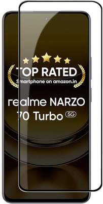 OneTech Edge To Edge Tempered Glass for Realme Narzo 70 Turbo Screen Protector(Pack of 1)