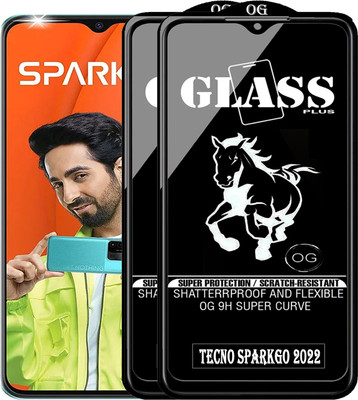 Rofix star Edge To Edge Tempered Glass for TECNO SPARK GO 2022(Pack of 2)