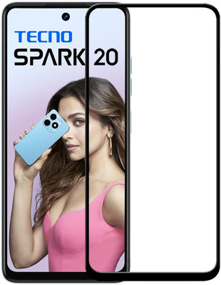 EITANSHA CREATION Edge To Edge Tempered Glass for Tecno Spark 20(Pack of 1)