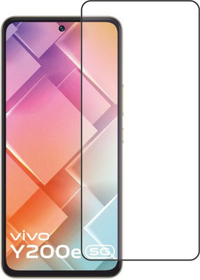 Bodoma Edge To Edge Tempered Glass for Vivo Y200e 5G/Viv T3 5G(Pack of 1)