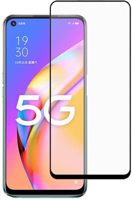 COVJ Tempered Glass Guard for Oppo A73 5G Tempered Glass Edge-to-Edge 6D Screen Protector With Installation Kit(Pack of 1)
