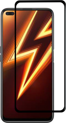 VAlight Edge To Edge Tempered Glass for realme 6 Pro, Premium Tempered glass with Self Installation Guide - Wet & Dry wipes(Pack of 1)