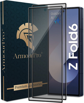 ArmourPro Edge To Edge Tempered Glass for Samsung ZFold 6 5G, Samsung Galaxy ZFold 6 5G, Samsung Z Fold6, Matte Finish Glass(Pack of 2)