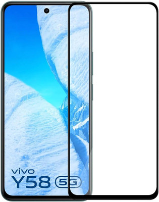 EITANSHA CREATION Edge To Edge Tempered Glass for Vivo Y58 5G, Vivo Y58(Pack of 1)