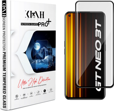 KLAH Edge To Edge Tempered Glass for Realme GT Neo 3T(Pack of 1)