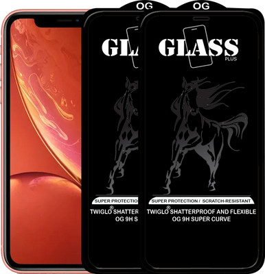 TWIGLO Edge To Edge Tempered Glass for Apple iPhone XR(Pack of 2)