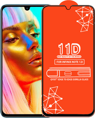 Qyist Edge To Edge Tempered Glass for Infinix Note 12I(Pack of 1)