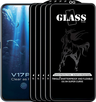 CYOR Edge To Edge Tempered Glass for VIVO V17 PRO(Pack of 5)