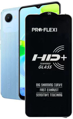 SM Styles Edge To Edge Tempered Glass for Realme C30(Pack of 1)