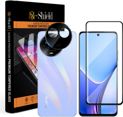 MS-Shield Edge To Edge Tempered Glass for Realme 11X 5G, With Camera Lens Protector(Pack of 1)