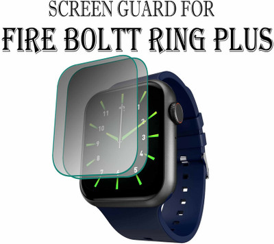 hirdesh Edge To Edge Tempered Glass for Fire-Boltt Ring Plus 1.91(Pack of 2)