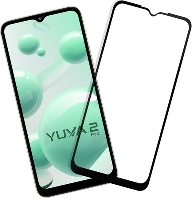 Knotyy Edge To Edge Tempered Glass for LAVA Yuva 2 Pro(Pack of 1)