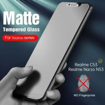 FINCH Edge To Edge Tempered Glass for REALME C53(Pack of 1)