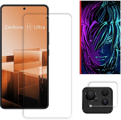 ARBAN Edge To Edge Tempered Glass for Asus Zenfone 11 Ultra 5G Tempered Glass Screen Protector | Anti-Scratch | Edge to Edge Full Coverage | 9H Hardness (1 FRONT SCREEN GUARD + 1 CAMERA LENS PROTECTOR + 1 FREE BACK EMBOSSED SKIN002)(Pack of 1) ARBAN Edge To Edge Tempered Glass for Asus Zenfone 11 Ultra 5G Tempered Glass Screen Protector | Anti-Scratch | Edge to Edge Full Coverage | 9H Hardness (1 FRONT SCREEN GUARD + 1 CAMERA LENS PROTECTOR + 1 FREE BACK EMBOSSED SKIN002)(Pack of 1)