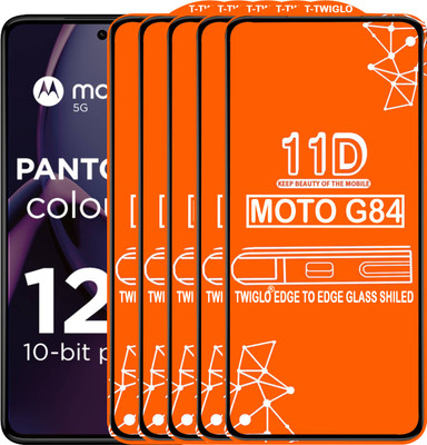 Flipkart SmartBuy Edge To Edge Tempered Glass for MOTO G84(Pack of 5)