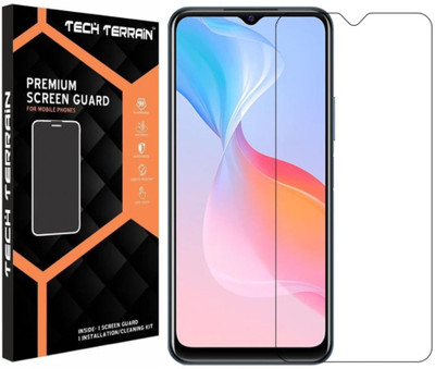 Tech Terrain Edge To Edge Tempered Glass for VIVO Y21E WITH EASY INSTALLATION KIT(Pack of 1)