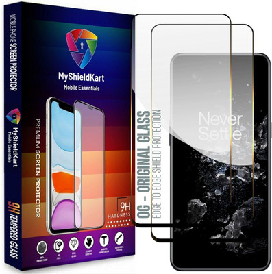 MyShieldKart Edge To Edge Tempered Glass for OnePlus 10R|OnePlus 10T|realme GT Neo 3|Reno 8 Pro 5G(6.7 Inch)**NeoShield**Millitary Grade-Anti Explosion-Tempered Glass/Full Screen Coverage-Edge to Edge/9H Hardness/With Easy Installation Kit(Pack of 2)
