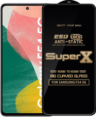 Qyist Edge To Edge Tempered Glass for SAMSUNG F54 5G(Pack of 1)