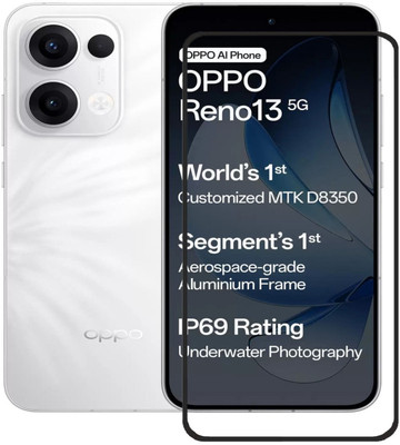 BRENZZ Edge To Edge Tempered Glass for OPPO Reno13 5G(Pack of 1)