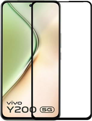 SNMART Edge To Edge Tempered Glass for vivo Y200 5G(Pack of 1)
