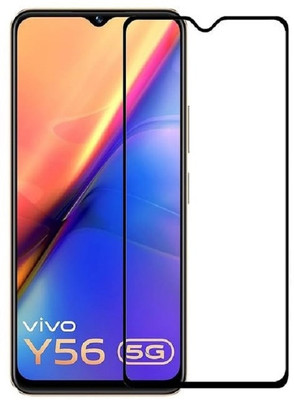 ChutPutMart Edge To Edge Tempered Glass for Vivo Y56 5G Full Glue Coverage(Pack of 1)