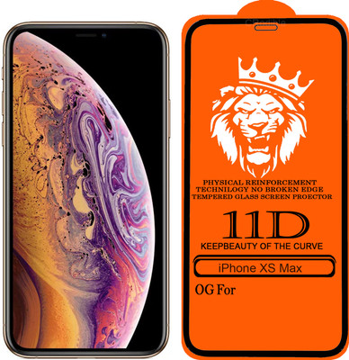 DeepzHub Edge To Edge Tempered Glass for Apple iPhone XS Max(Pack of 1)